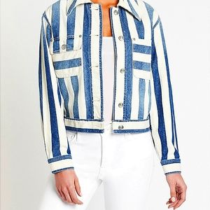 NWT Current Elliot striped Sammy Jacket